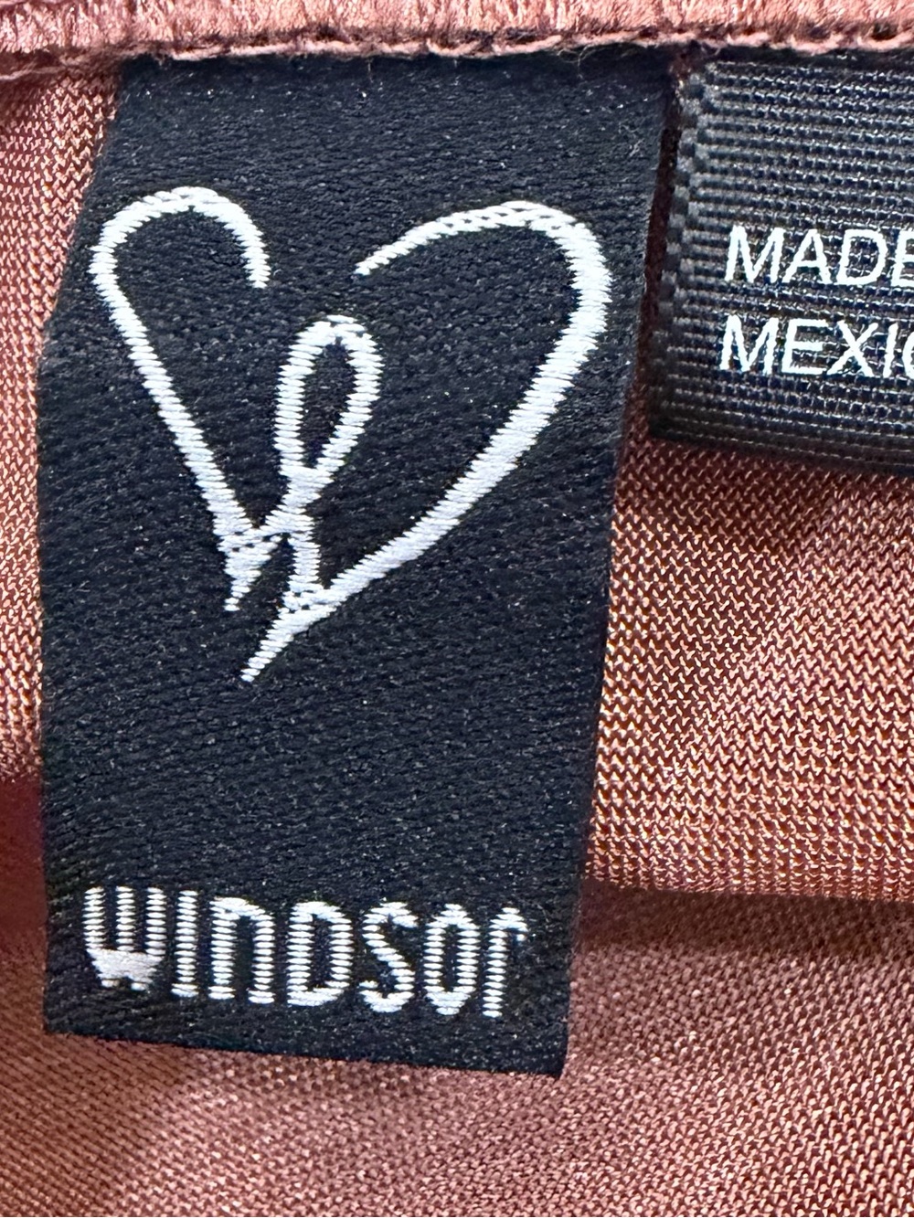 Windsor Satin Dress in Rose Gold - Picture 4 of 5